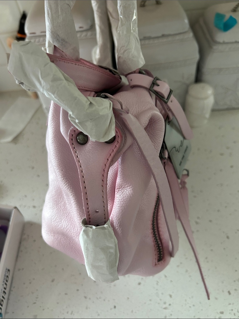 We The Free Baby Emerson Tote Bag in peony pink - Picture 3 of 9